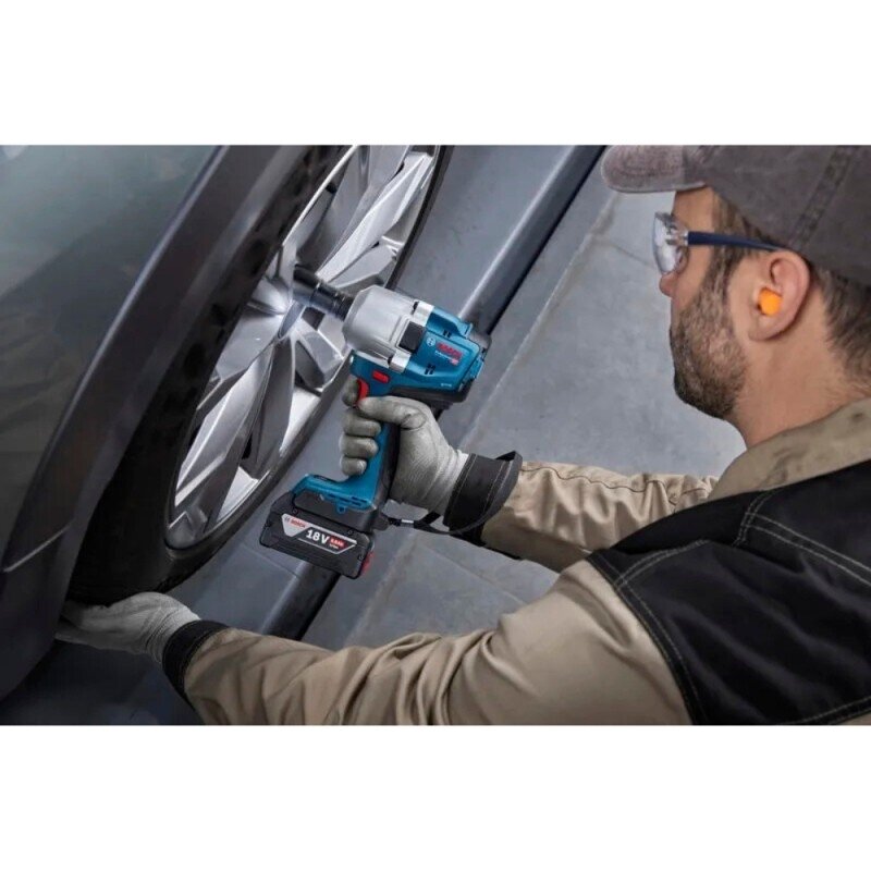 Akumuliatorinis smūginis suktuvas/veržliasukis BOSCH GDS 18V-780 Solo CT 3