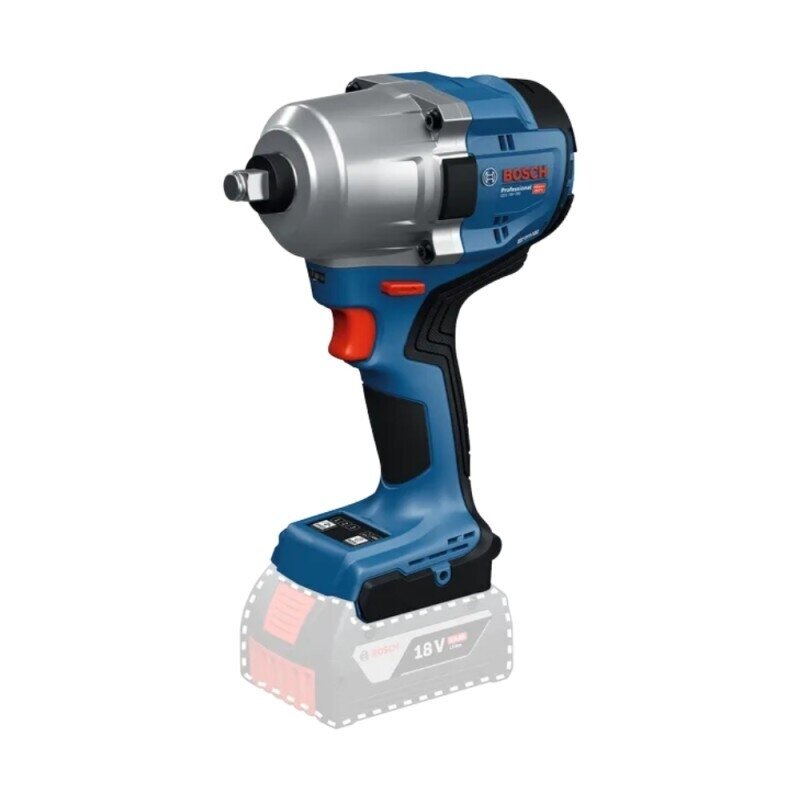Akumuliatorinis smūginis suktuvas/veržliasukis BOSCH GDS 18V-780 Solo CT