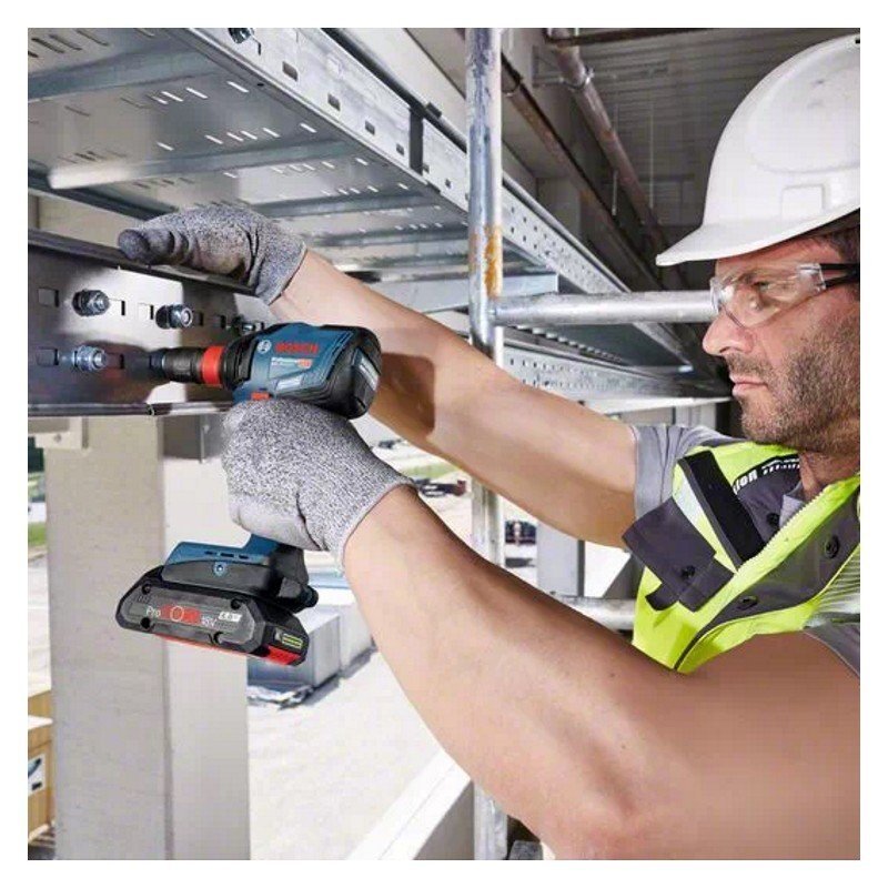Akumuliatorinis smūginis suktuvas/veržliasukis BOSCH GDX 18V-210C Solo 3