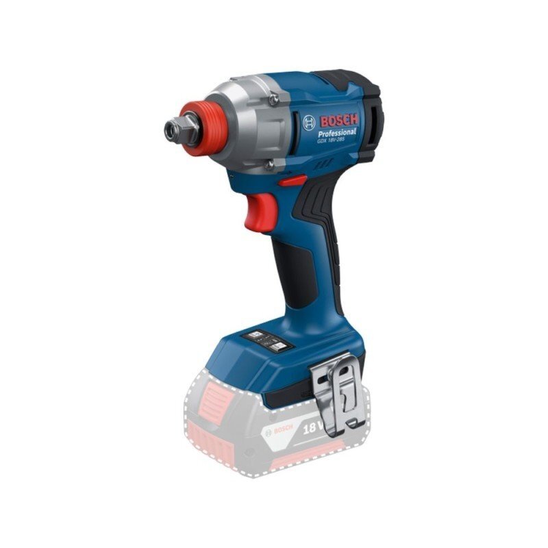 Akumuliatorinis smūginis suktuvas/veržliasukis BOSCH GDX 18V-285 Solo CT Akumuliatorinis smūginis suktuvas/veržliasukis BOSCH GDX 18V-285 Solo CT
