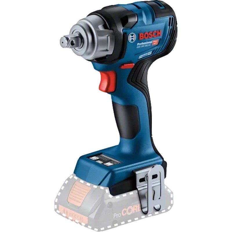 Akumuliatorinis smūginis veržliasukis BOSCH GDS 18V-330 HC Akumuliatorinis smūginis veržliasukis BOSCH GDS 18V-330 HC