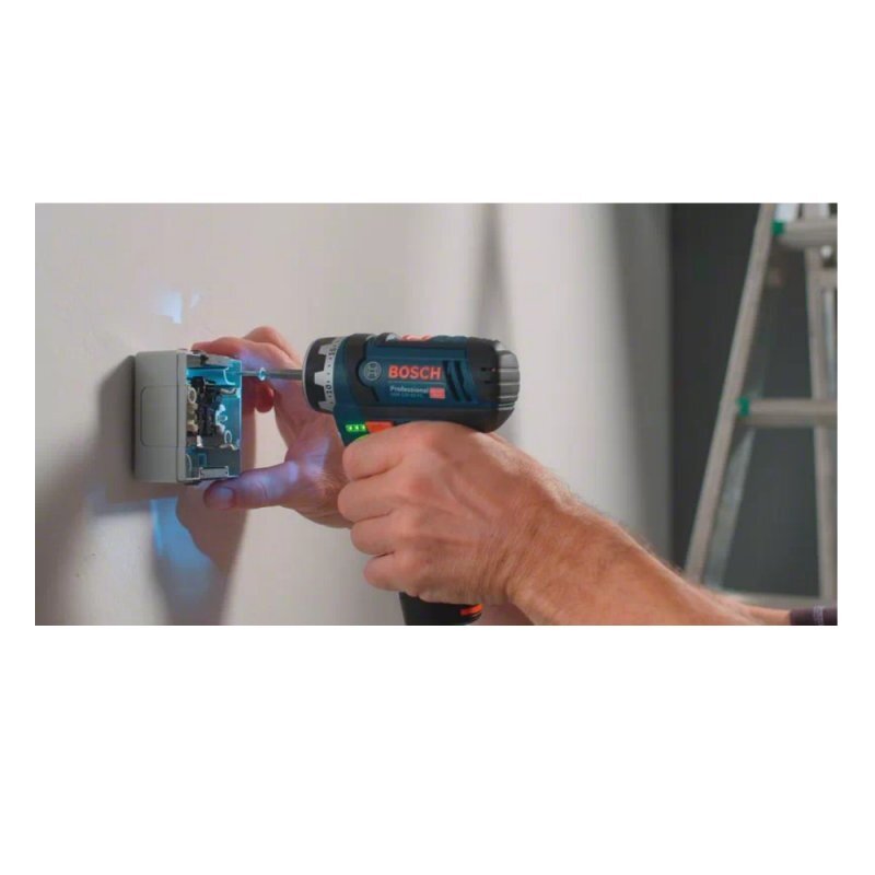 Akumuliatorinis suktuvas-gręžtuvas BOSCH GSR 12V-15 FC su priedais 1