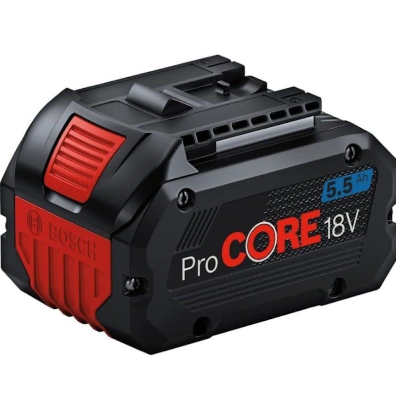 Akumuliatorių ir įkroviklio komplektas BOSCH GBA 4,0Ah 5,5Ah ProCORE18V, GAL 1880CV 2 Akumuliatorių ir įkroviklio komplektas BOSCH GBA 4,0Ah 5,5Ah ProCORE18V, GAL 1880CV 2