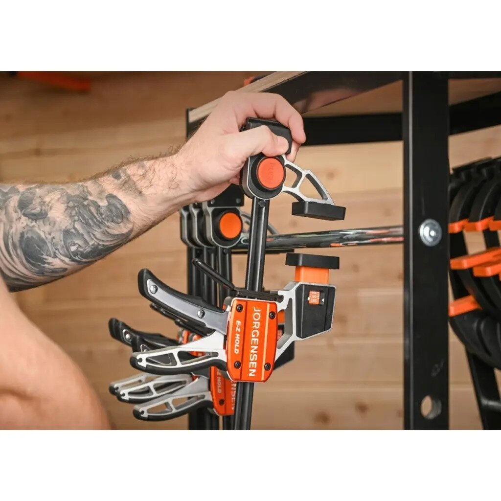 Aliuminis spaustuvas MEDIUM DUTY su jėgos matuokliu 900 mm, JORGENSEN 6 Aliuminis spaustuvas MEDIUM DUTY su jėgos matuokliu 900 mm, JORGENSEN 6