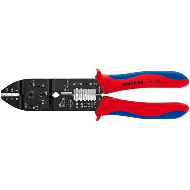 Antgalių presavimo replės KNIPEX 9721215 Antgalių presavimo replės KNIPEX 9721215