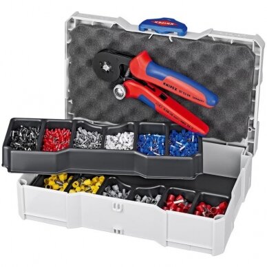 Antgalių presavimo replės su antgaliais KNIPEX 97 90 09 Antgalių presavimo replės su antgaliais KNIPEX 97 90 09