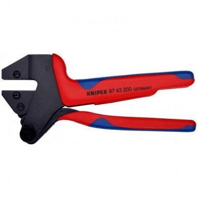 Antgalių užspaudimo replės be matricų KNIPEX Antgalių užspaudimo replės be matricų KNIPEX