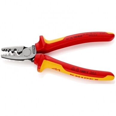 Antgalių užspaudimo replės KNIPEX 1000V 9778180 1
