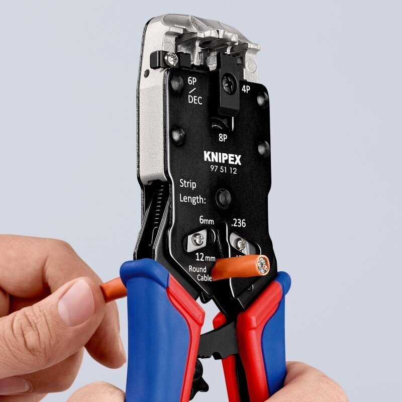 Antgalių presavimo replės KNIPEX 975112 3 Antgalių presavimo replės KNIPEX 975112 3