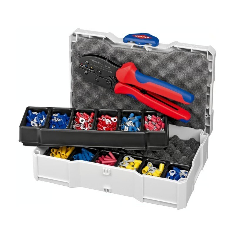 Antgalių presavimo replės su antgaliais KNIPEX 97 90 21 Antgalių presavimo replės su antgaliais KNIPEX 97 90 21