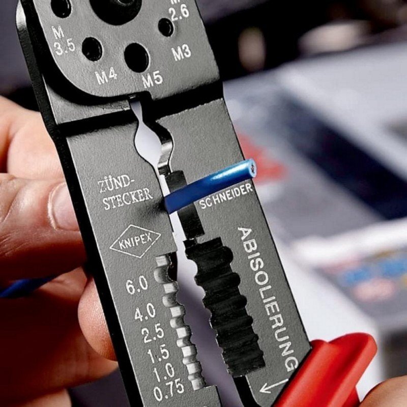 Antgalių užspaudimo replės KNIPEX 9732240 6 Antgalių užspaudimo replės KNIPEX 9732240 6