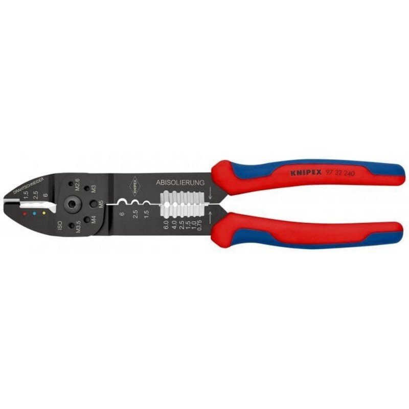 Antgalių užspaudimo replės KNIPEX 9732240 Antgalių užspaudimo replės KNIPEX 9732240