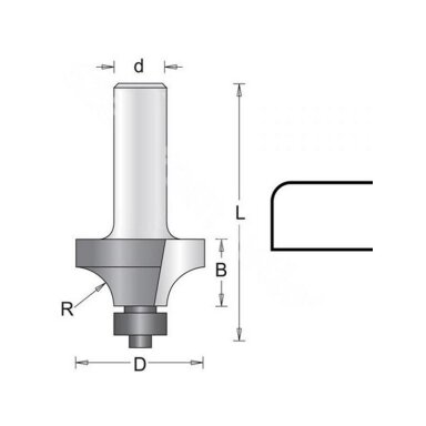 Apvalinimo freza HiKOKI S23