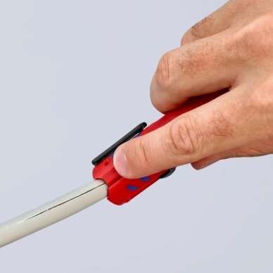 Apvalių instaliacinių kabelių nuizoliavimo įrankis KNIPEX 1685125SB 10 Apvalių instaliacinių kabelių nuizoliavimo įrankis KNIPEX 1685125SB 10