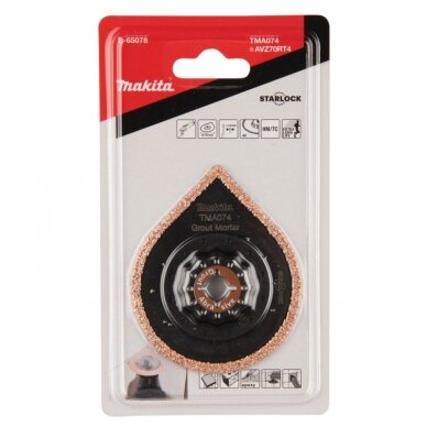 Ašmenys gilinimui ir grandymui MAKITA Multitool TMA074 2 Ašmenys gilinimui ir grandymui MAKITA Multitool TMA074 2