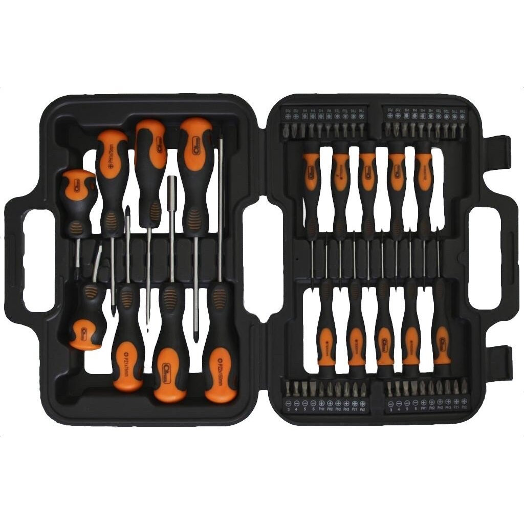 Atsuktuvų rinkinys 58 vnt. Atsuktuvų rinkinys 58 vnt.
