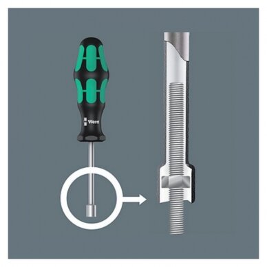 Atsuktuvas WERA 395 HO SW, 10mm 1 Atsuktuvas WERA 395 HO SW, 10mm 1