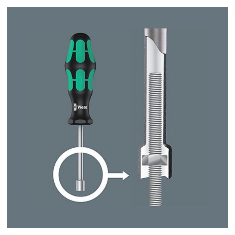 Atsuktuvas WERA 395 HO SW, 10mm 1 Atsuktuvas WERA 395 HO SW, 10mm 1