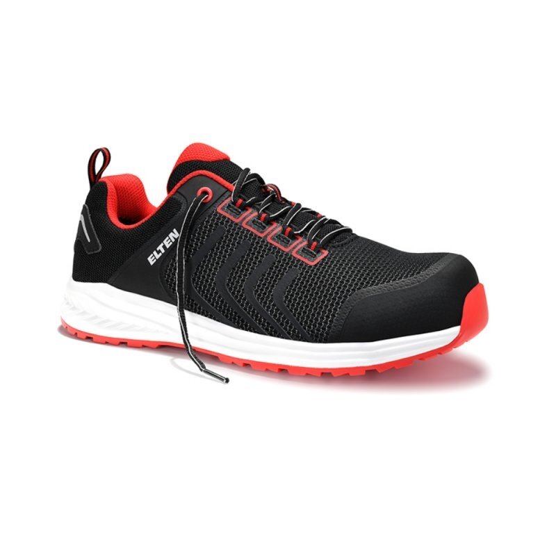 Batai ELTEN Livas black red low ESD S1P, juodi 43 Batai ELTEN Livas black red low ESD S1P, juodi 43