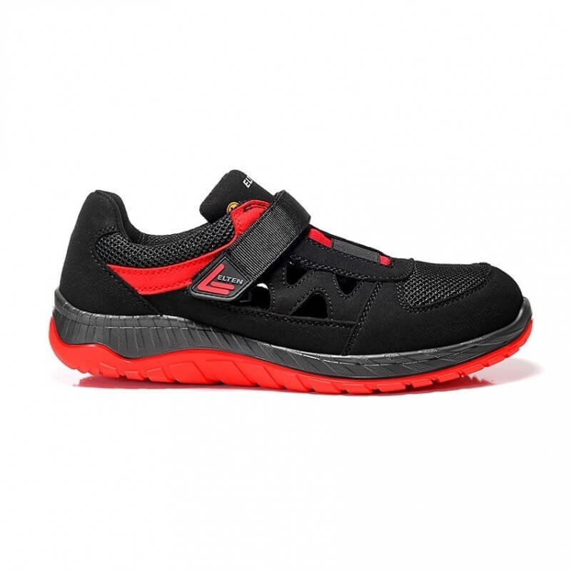 Batai ELTEN Lonny Red Easy ESD S1P, juodi/raudoni 43 1