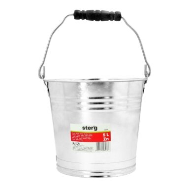 Cinkuotas metalinis kibiras, 5l 5