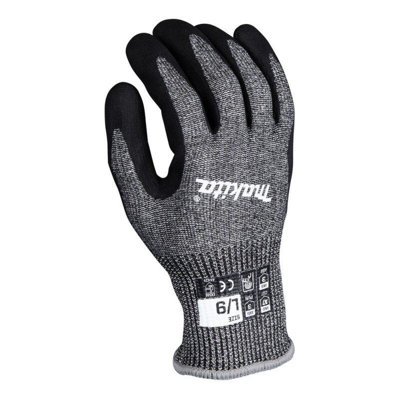 Darbinės pirštinės atsparios pjūviams MAKITA P-84729 XL / 10 Darbinės pirštinės atsparios pjūviams MAKITA P-84729 XL / 10