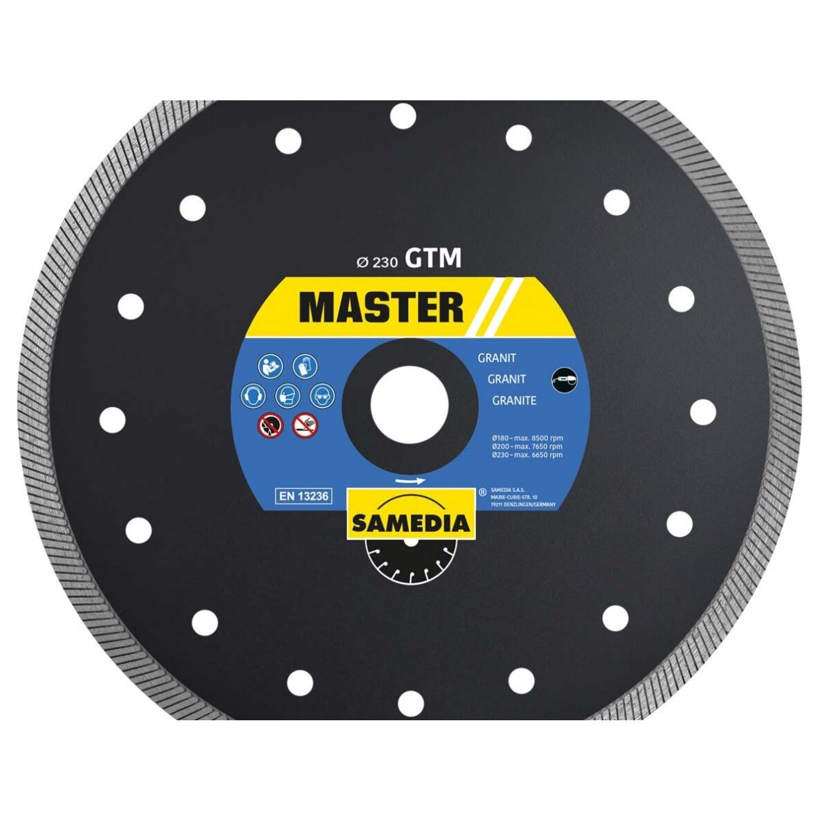 Deimantinis diskas „SAMEDIA" GTM 350x30/25,4 Deimantinis diskas „SAMEDIA" GTM 350x30/25,4