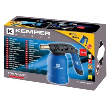Degiklis „KEMPER" ir 190 g dujų balionas Degiklis „KEMPER" ir 190 g dujų balionas