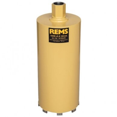 Deimantinė gręžimo karūna REMS TDKB LS Ø152mm UNC 1 1/4" Deimantinė gręžimo karūna REMS TDKB LS Ø152mm UNC 1 1/4"