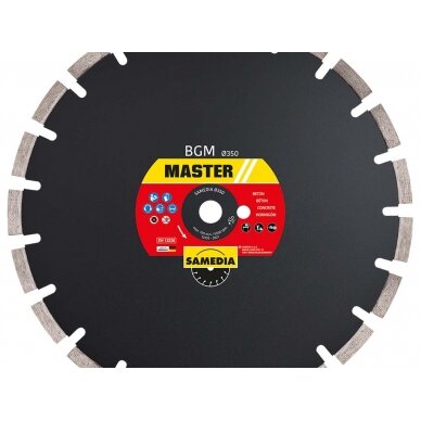 Deimantinis diskas Samedia BGM 125 x 22,23 Deimantinis diskas Samedia BGM 125 x 22,23