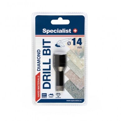 Deimantinis grąžtas „Specialist+" D14 M14 Deimantinis grąžtas „Specialist+" D14 M14