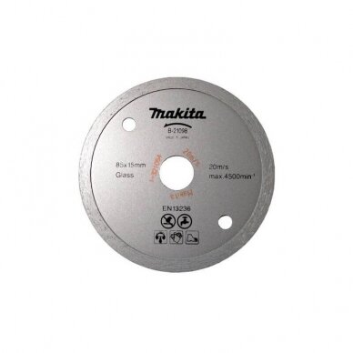 Deimantinis pjovimo diskas 85x15 mm MAKITA CC300 ir CC301 Deimantinis pjovimo diskas 85x15 mm MAKITA CC300 ir CC301