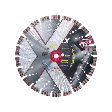 Deimantinis pjovimo diskas SHOXX XW17 350x25.4 mm. SAMEDIA Deimantinis pjovimo diskas SHOXX XW17 350x25.4 mm. SAMEDIA