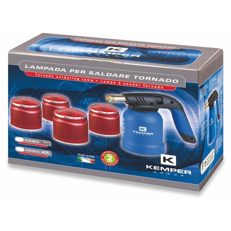 Degiklis „KEMPER" REG su piez + 4 balionai 1 Degiklis „KEMPER" REG su piez + 4 balionai 1