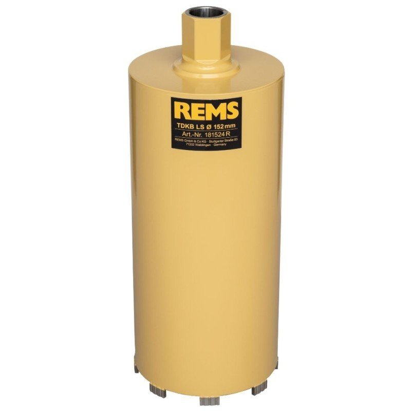 Deimantinė gręžimo karūna REMS TDKB LS Ø152mm UNC 1 1/4" Deimantinė gręžimo karūna REMS TDKB LS Ø152mm UNC 1 1/4"