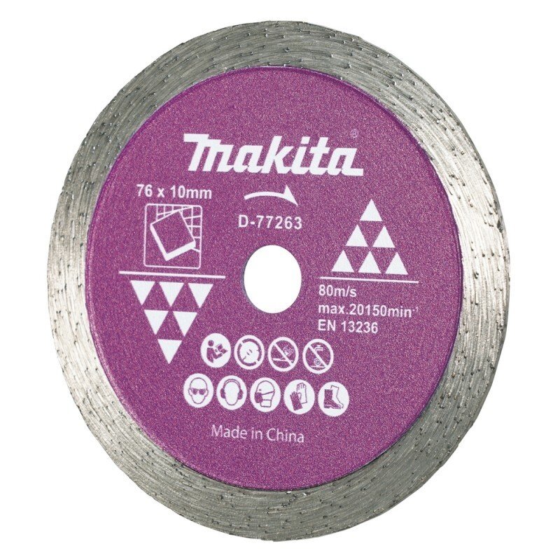 Deimantinis diskas keramikai MAKITA 76mm D-77263 1 Deimantinis diskas keramikai MAKITA 76mm D-77263 1