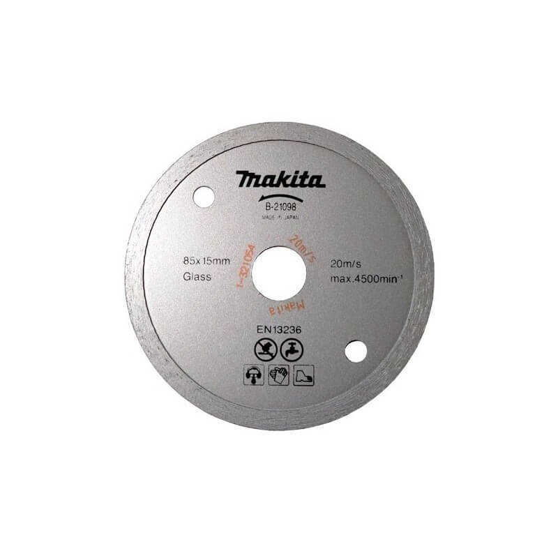 Deimantinis pjovimo diskas 85x15 mm MAKITA CC300 ir CC301 Deimantinis pjovimo diskas 85x15 mm MAKITA CC300 ir CC301