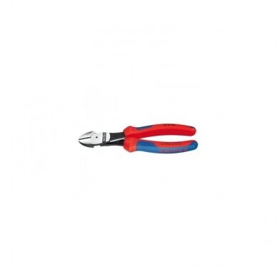 Didelės svertinės jėgos kirpimo replės KNIPEX 7412 Didelės svertinės jėgos kirpimo replės KNIPEX 7412