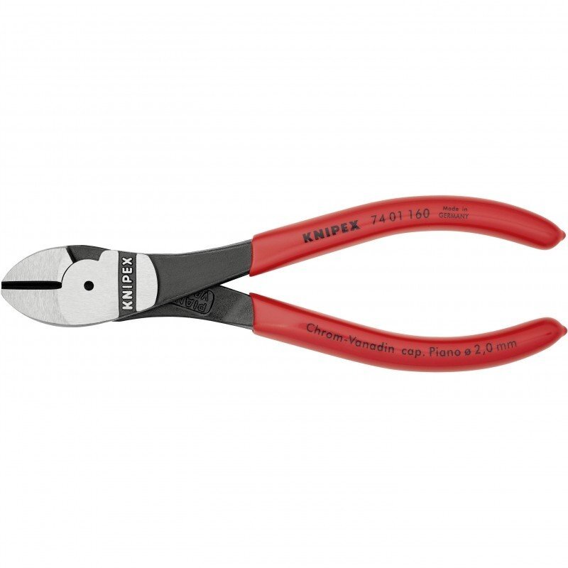 Didelės svertinės jėgos kirpimo replės KNIPEX 7401 160 mm Didelės svertinės jėgos kirpimo replės KNIPEX 7401 160 mm