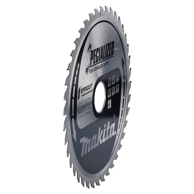 Diskas kompozitinei dangai MAKITA HM 185x30x1,5mm Z-40 1 Diskas kompozitinei dangai MAKITA HM 185x30x1,5mm Z-40 1