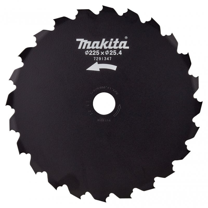Diskas su dantimis krūmams MAKITA UR012G 225x25,4mm Diskas su dantimis krūmams MAKITA UR012G 225x25,4mm