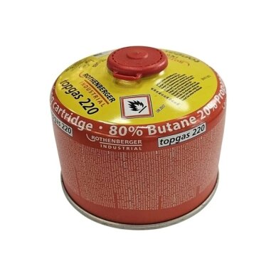 Dujų balionėlis ROTHENBERGER Topgas 220 410ml Dujų balionėlis ROTHENBERGER Topgas 220 410ml