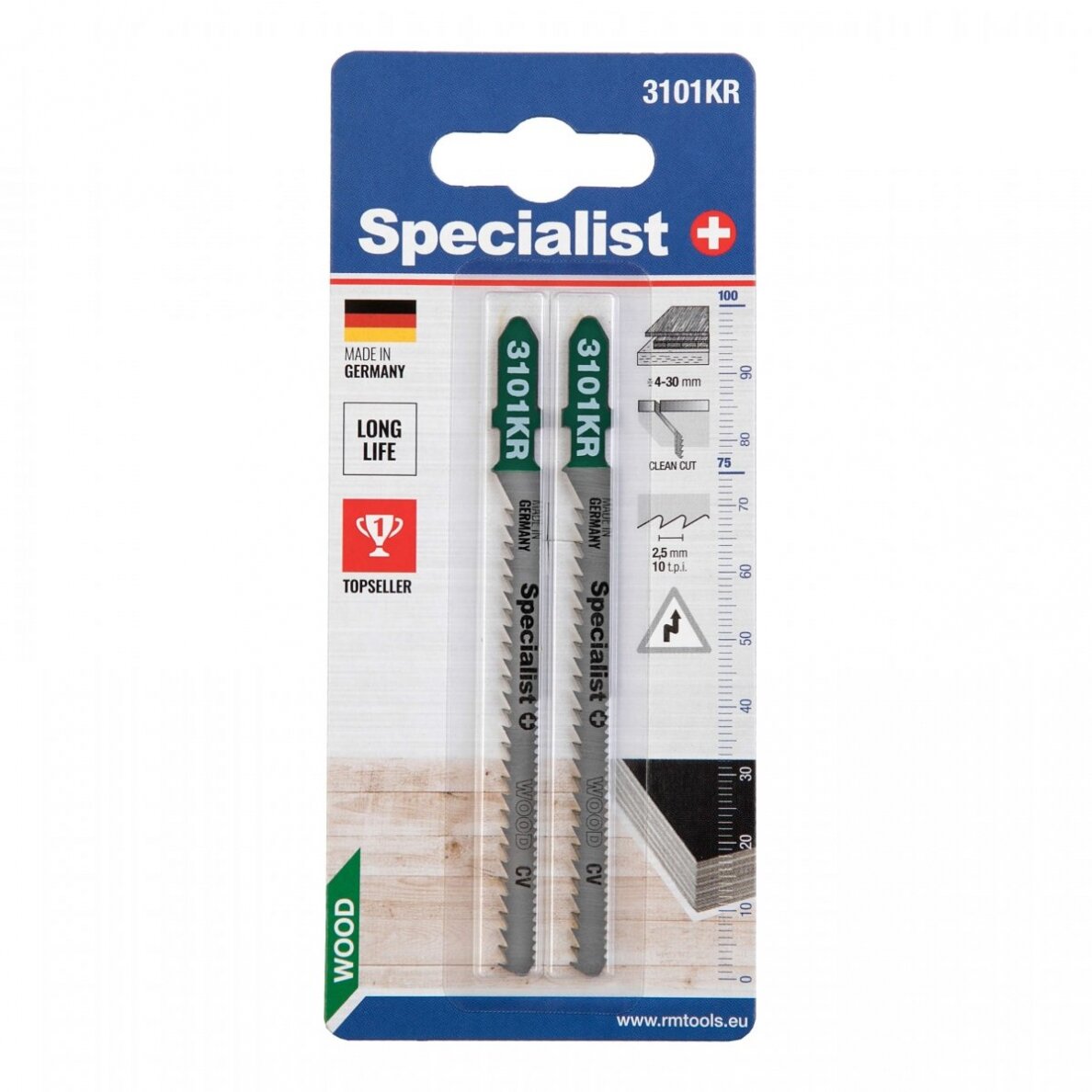 Dvipusis pjūklelis 3101KR, 2 vnt. 2 Dvipusis pjūklelis 3101KR, 2 vnt. 2