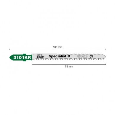 Dvipusis pjūklelis 3101KR, 2 vnt. 3 Dvipusis pjūklelis 3101KR, 2 vnt. 3