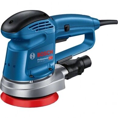 Elektrinis ekscentrinis šlifuoklis BOSCH GEX 34-125 1 Elektrinis ekscentrinis šlifuoklis BOSCH GEX 34-125 1