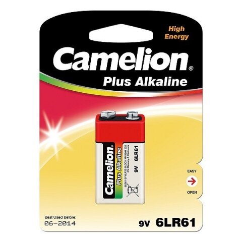 Elementas „Krona" 6LF22, BP1, 9V, CAMELION,  1 vnt. 1