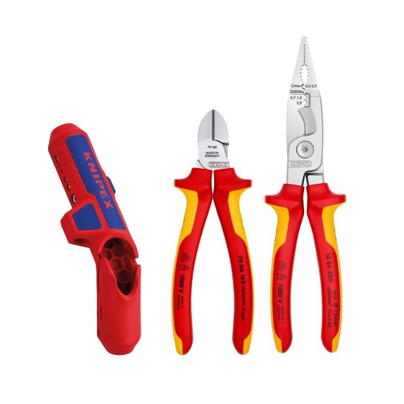 Elektriko įrankių rinkinys KNIPEX 003130BKV01 Elektriko įrankių rinkinys KNIPEX 003130BKV01