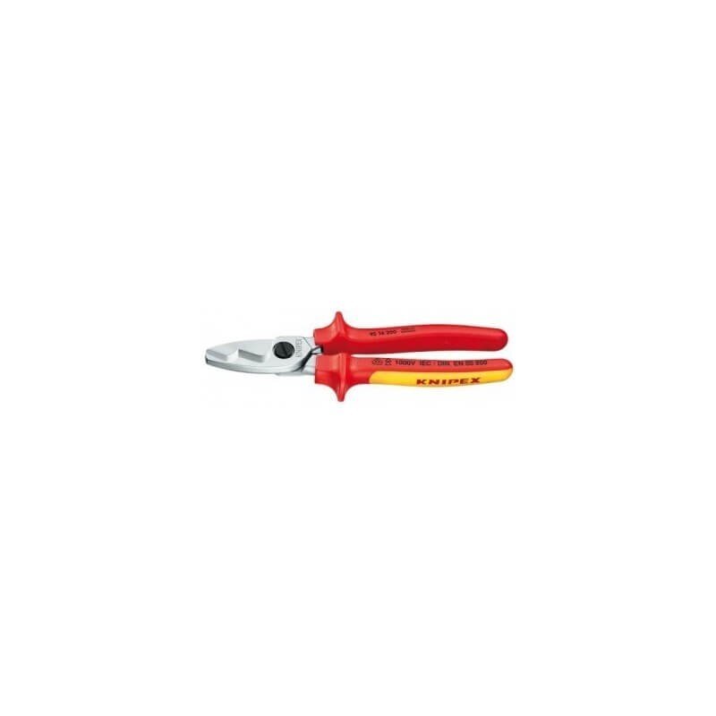 Elektrikų kabelio žirklės KNIPEX 9516, 200mm Elektrikų kabelio žirklės KNIPEX 9516, 200mm