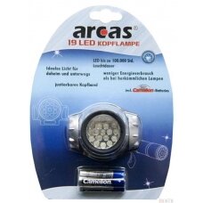 Galvos žibintuvėlis „ARCAS" 19 LED