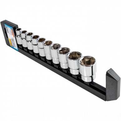 Galvučių rinkinys 10-24 mm. 1/2, 10 vnt. 1 Galvučių rinkinys 10-24 mm. 1/2, 10 vnt. 1